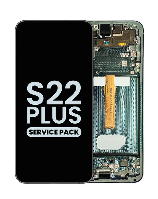 OLED Assembly with Frame for Galaxy S22 Plus S906 (PHANTOM GREEN) (Service Pack)