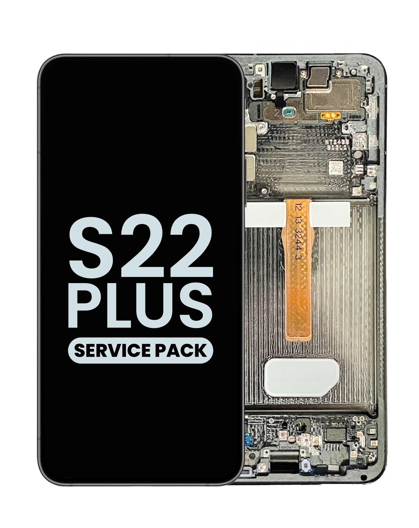 OLED Assembly with Frame for Galaxy S22 Plus S906 (GRAPHITE) (Service Pack)