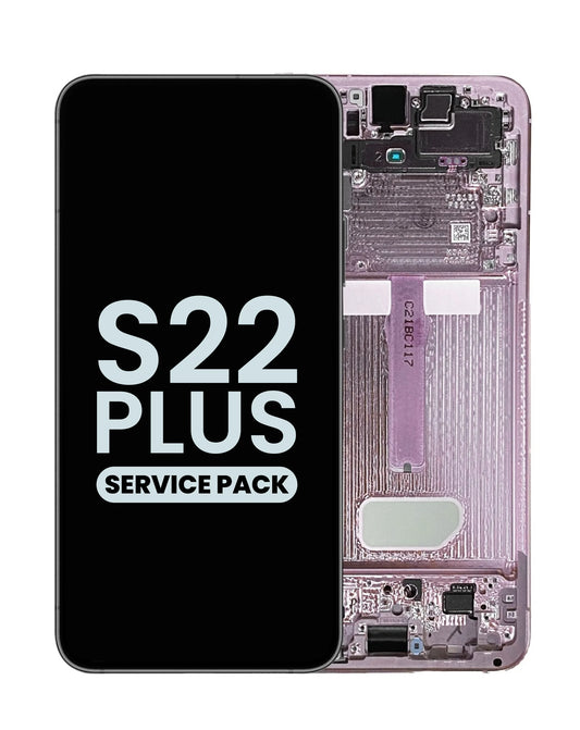 OLED Assembly with Frame for Galaxy S22 Plus S906 (VIOLET) (Service Pack)