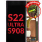 OLED Assembly with Frame for Galaxy S22 Ultra (S908) (BURGUNDY) (Aftermarket OLED)