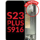 OLED Assembly with Frame for Galaxy S23 Plus (S916) (GREEN) (Aftermarket OLED)