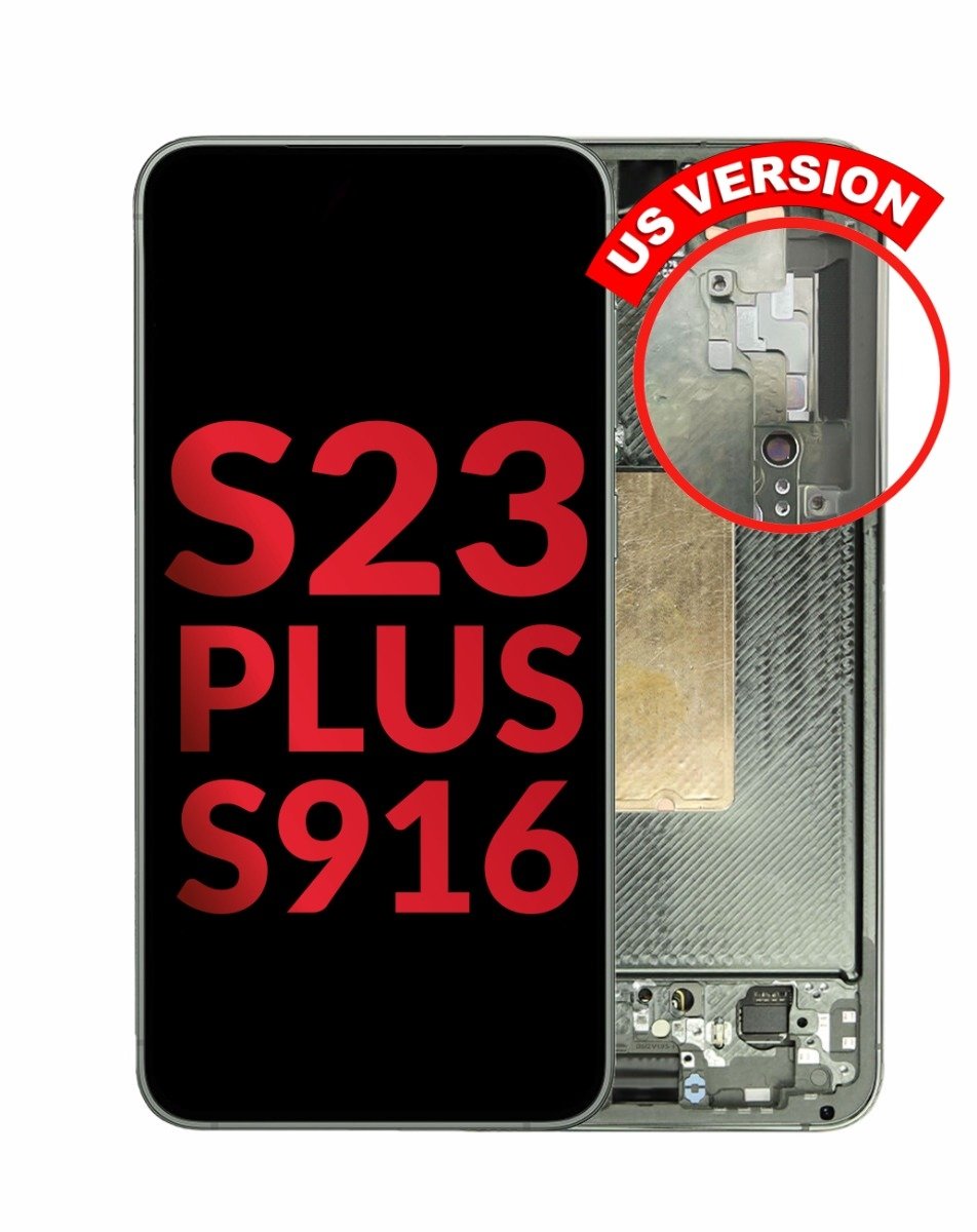 OLED Assembly with Frame for Galaxy S23 Plus (S916) (GREEN) (Aftermarket OLED)