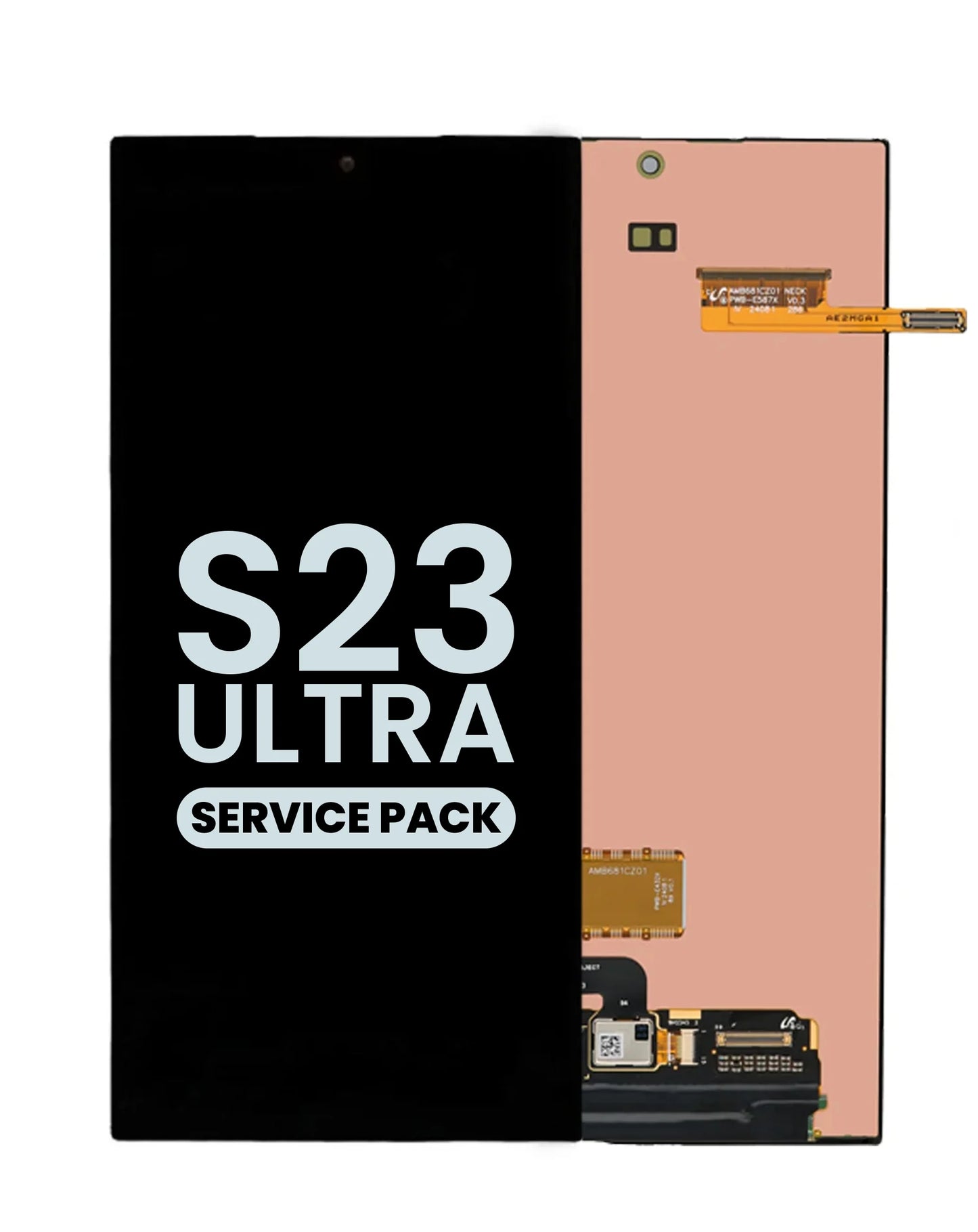 OLED Assembly without Frame for Galaxy S23 Ultra S918 (Service Pack)