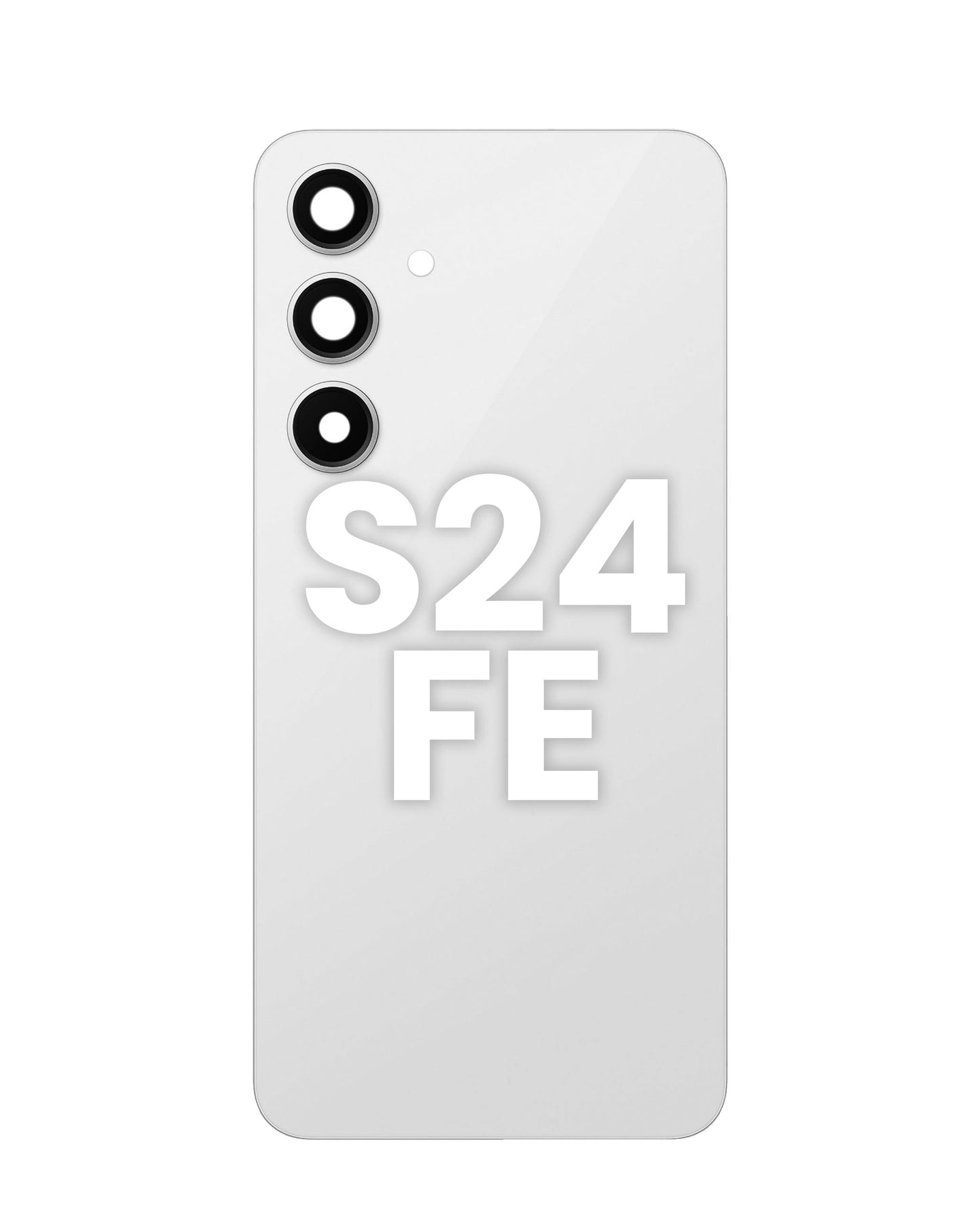 Back Glass with Adhesive for Galaxy S24FE (NO LOGO) (GRAY)