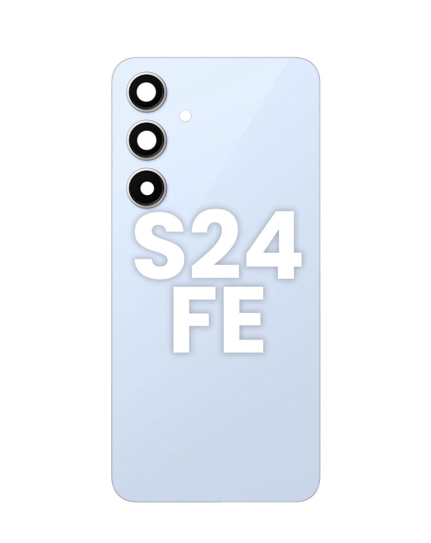 Back Glass with Adhesive for Galaxy S24 FE (BLUE)