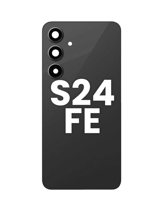 Back Glass with Adhesive for Galaxy S24 FE (GRAPHITE)