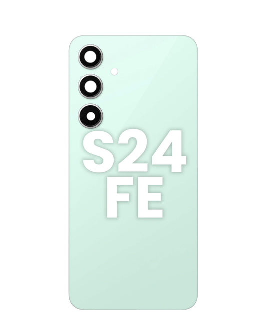Back Glass with Adhesive for Galaxy S24 FE (MINT)