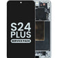 OLED Assembly with Frame for Galaxy S24 Plus (S926) (MARBLE GRAY) (Service Pack)