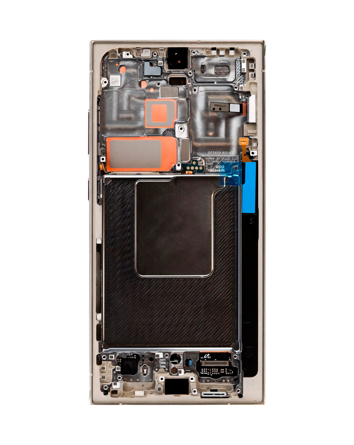 OLED Assembly with Frame for S24 Ultra (S928) (TITANIUM GRAY) (Aftermarket OLED)