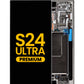 OLED Assembly with Frame for S24 Ultra (S928) (TITANIUM BLACK) (Premium)