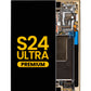 OLED Assembly with Frame for S24 Ultra (S928) (TITANIUM YELLOW) (Premium)