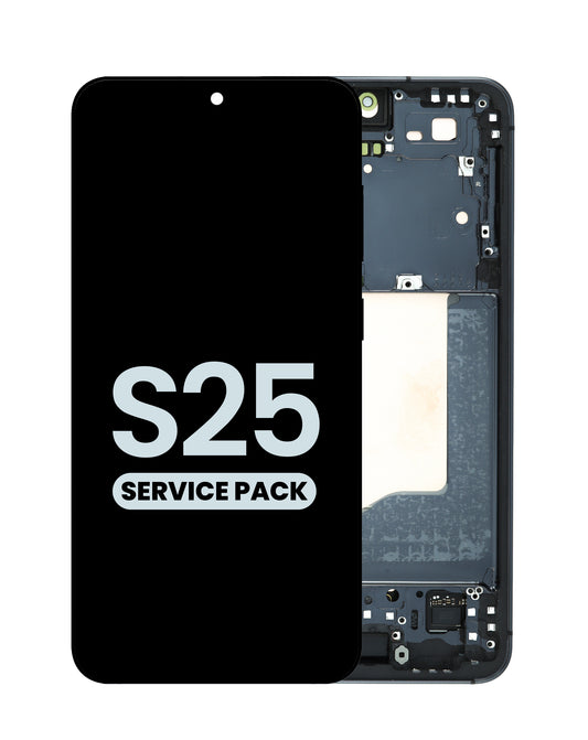 OLED Assembly with Frame for Galaxy S25 (S931) (Blue Black) (Service Pack)