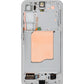 OLED Assembly with Frame for S25 (S931) (SILVER SHADOW) (Service Pack)