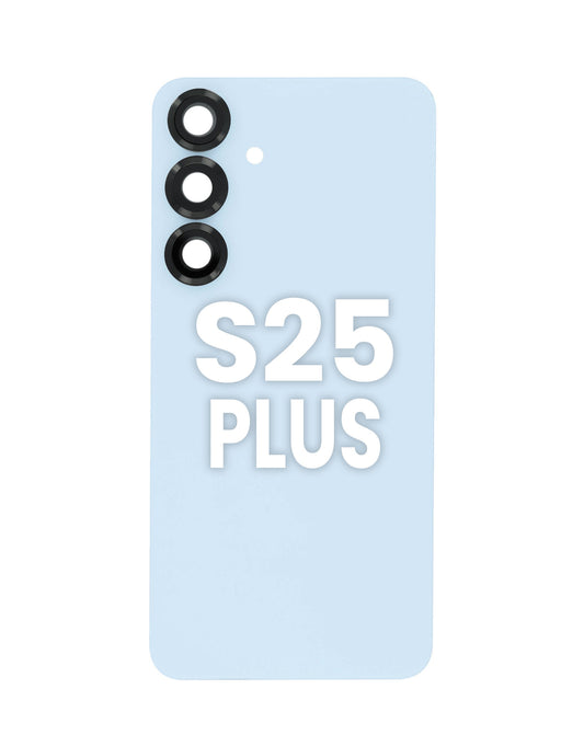 Back Cover with Camera Lens and Adhesive for Galaxy S25 Plus (ICYBLUE)