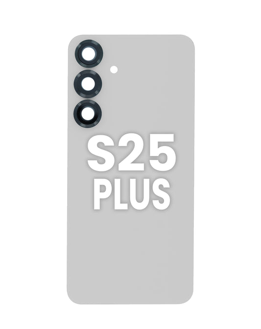 Back Cover with Camera Lens and Adhesive for Galaxy S25 Plus (SILVER SHADOW)