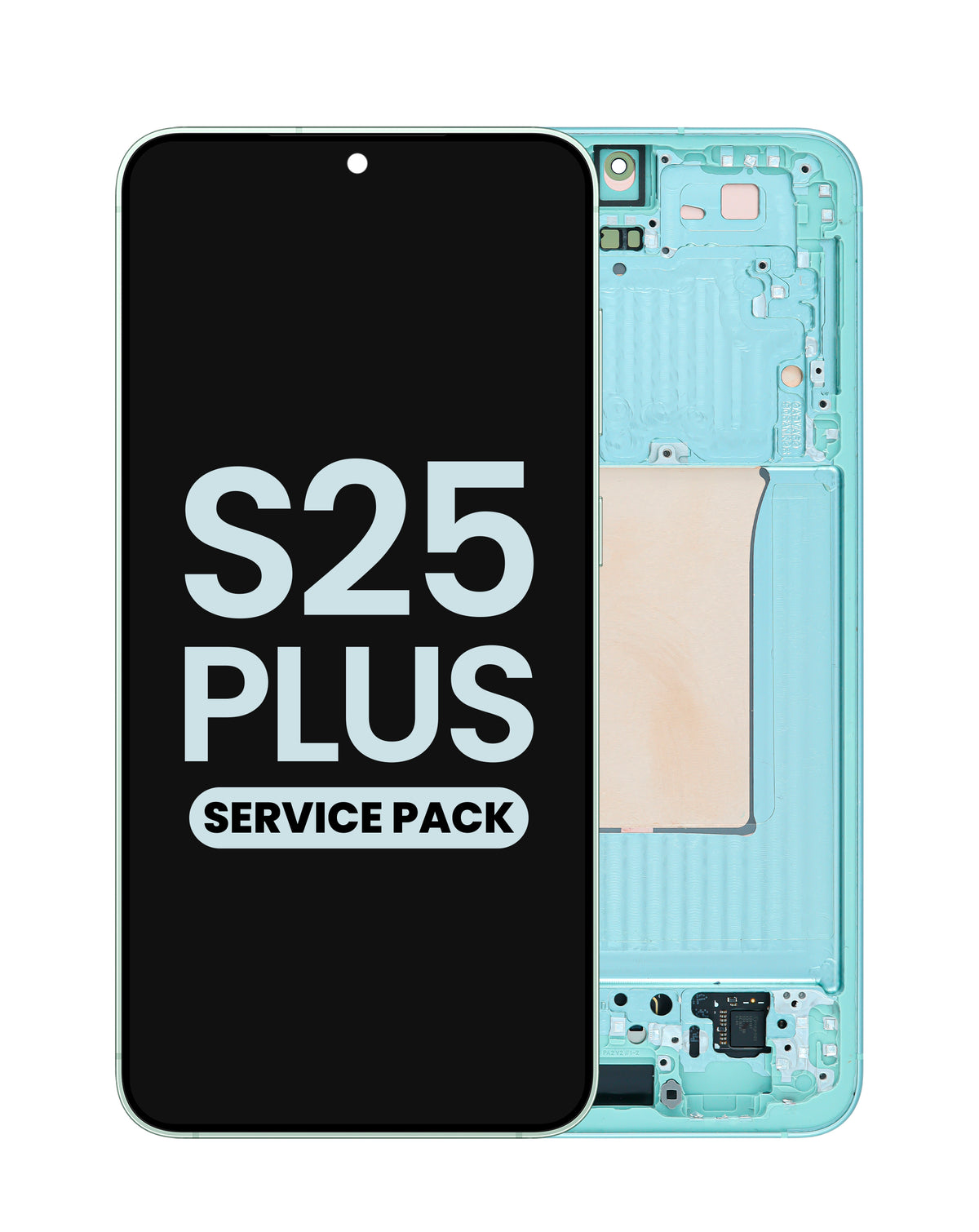 OLED Assembly with Frame for Galaxy S25 Plus (S936) (Mint) (Service Pack)