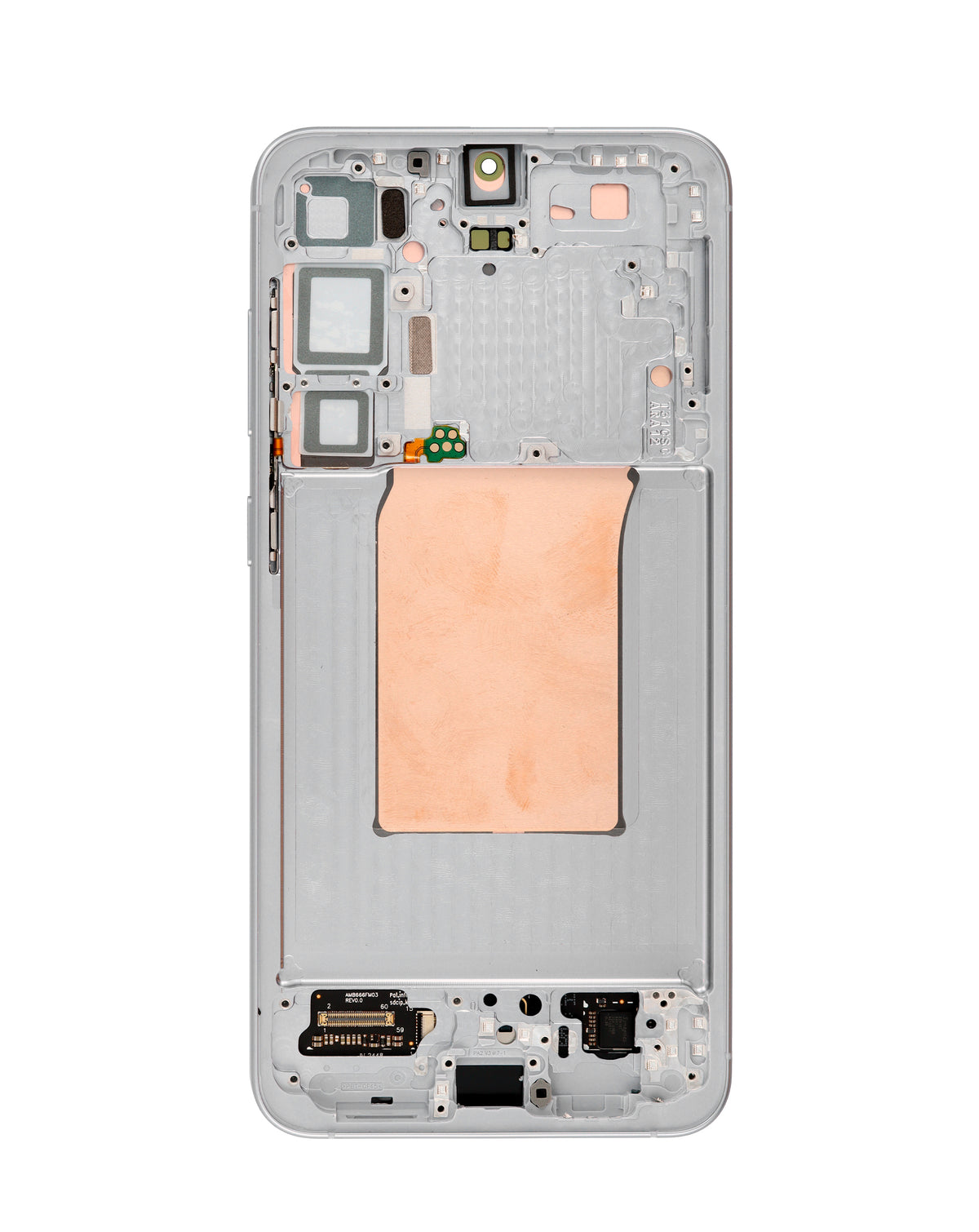 OLED Assembly with Frame for Galaxy S25 Plus (S936) (SILVER SHADOW) (Premium)