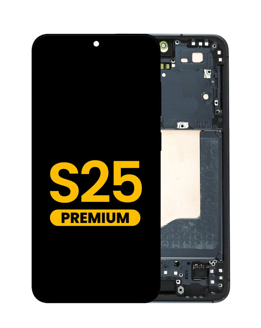 OLED Assembly with Frame for S25 (S931) (BLUEBLACK) (Premium)