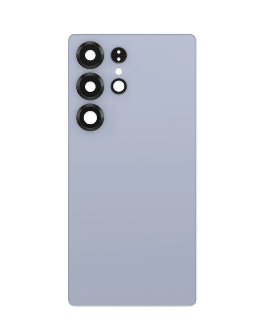 Back Cover with Camera Lens and Adhesive for Galaxy S25 Ultra (SILVERBLUE)