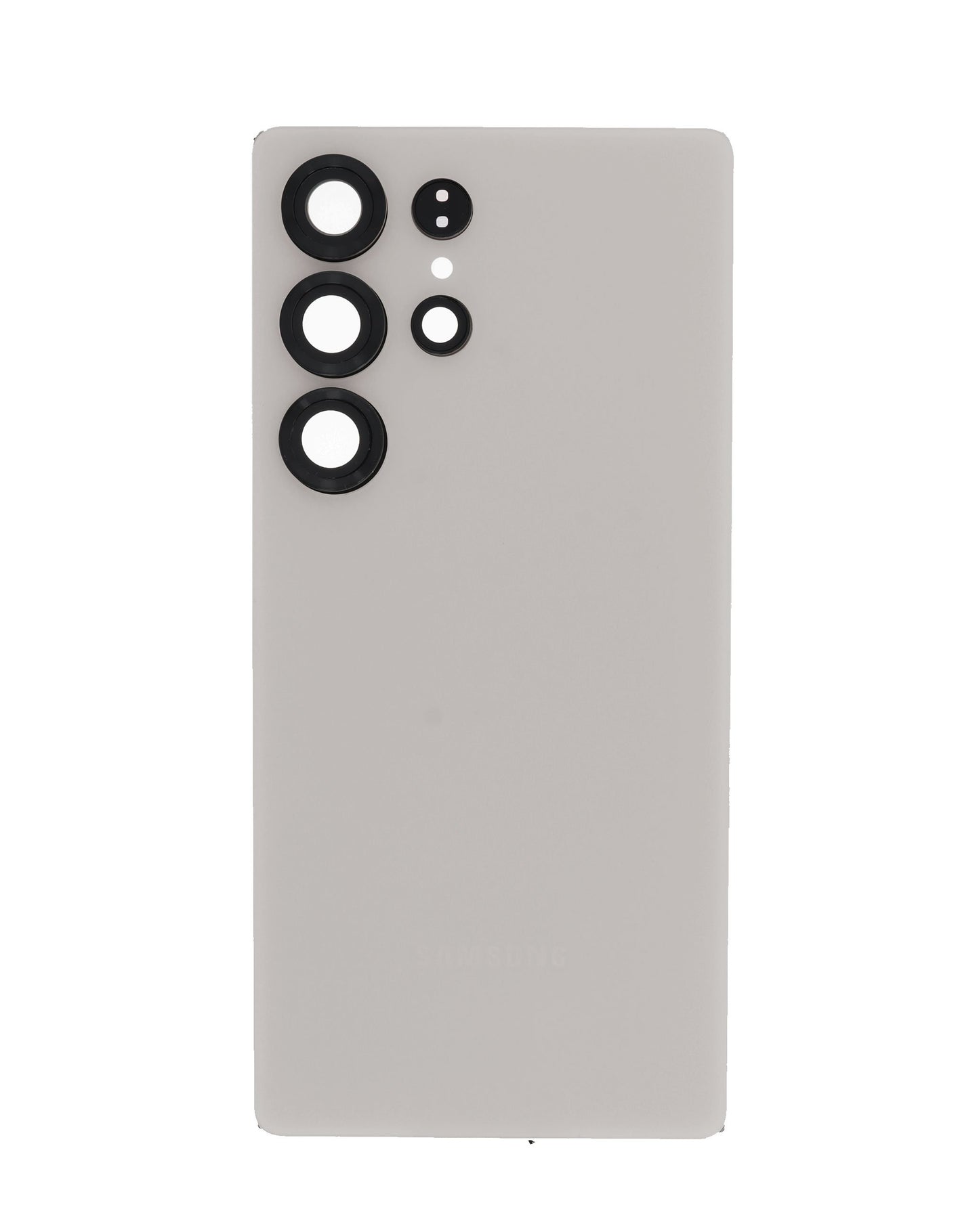 Back Cover with Camera Lens and Adhesive for Galaxy S25 Ultra (TITANIUM GRAY)