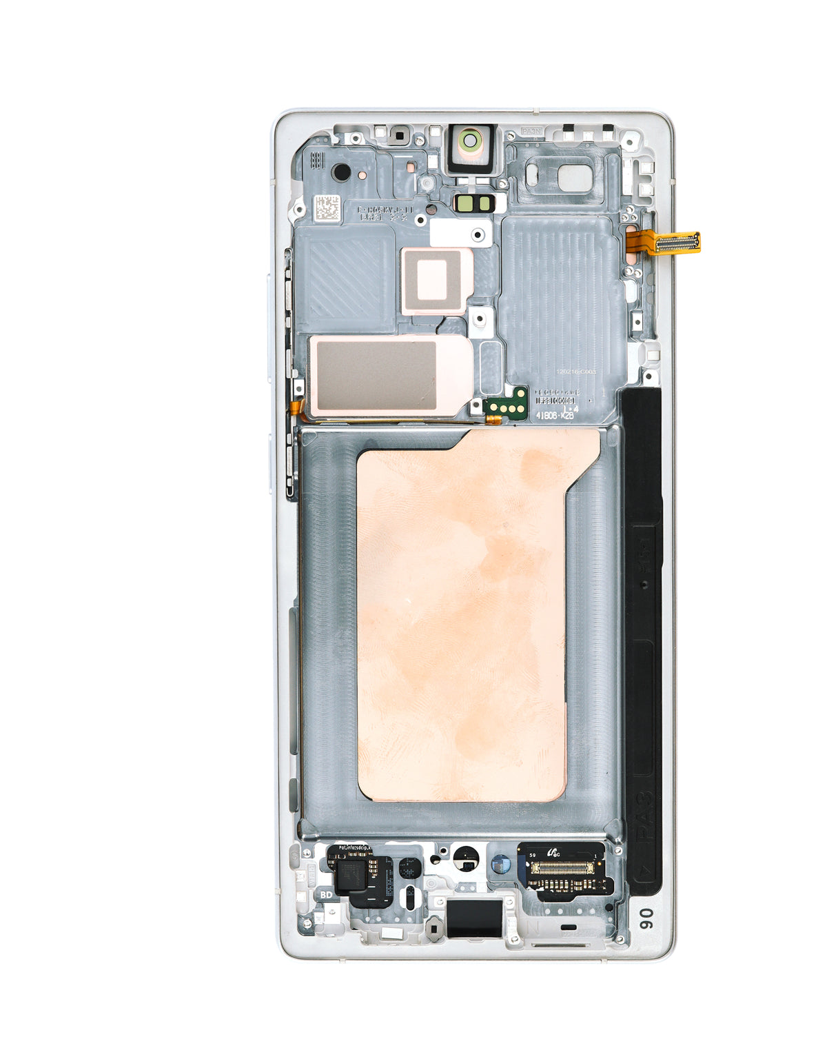 OLED Assembly with Frame for Galaxy S25 Ultra (S938) (Titanium White Silver) (Premium)
