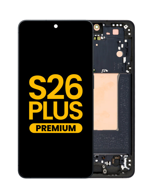 OLED Assembly with Frame for Galaxy S26 Plus (S947) (BLACK) (Premium)