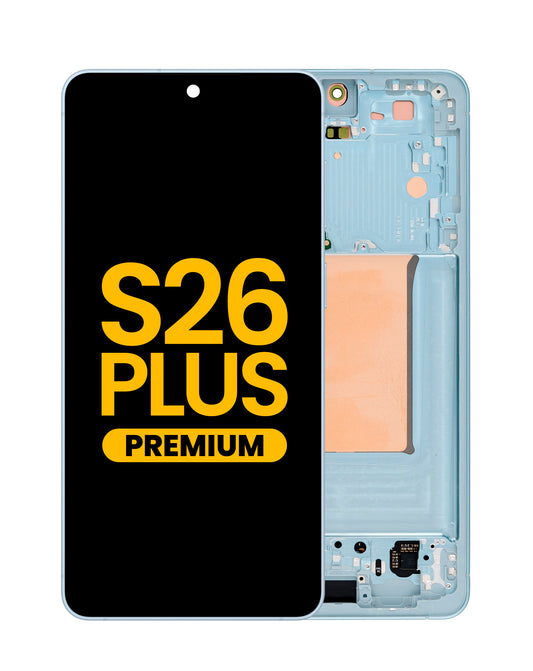 OLED Assembly with Frame for Galaxy S26 Plus (S947) (SKY BLUE) (Premium)