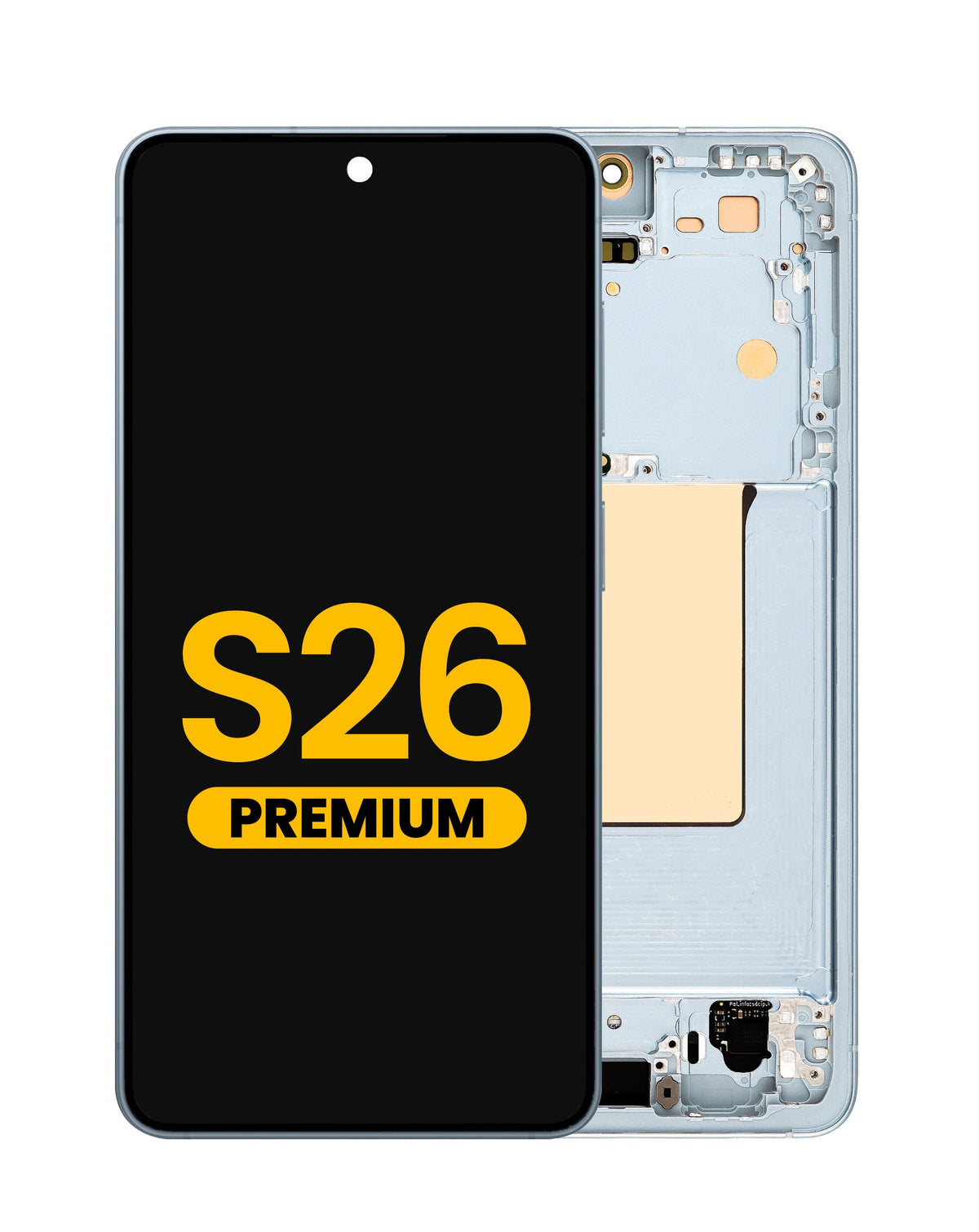 OLED Assembly with Frame for Galaxy S26 (S942) (SKY BLUE) (Premium)