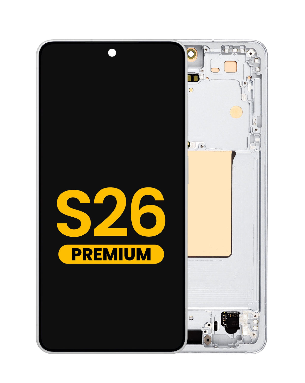 OLED Assembly with Frame for Galaxy S26 (S942) (WHITE) (Premium)