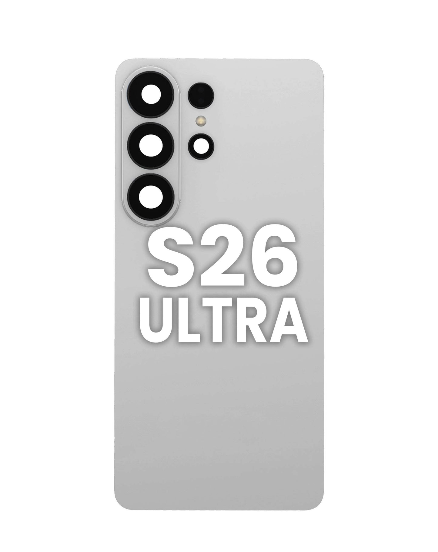Back Cover with Camera Lens and Adhesive for Galaxy S26 Ultra (SILVER SHADOW)