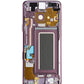 SGS S9 Screen Assembly (With The Frame) (Service Pack) (Lilac Purple)