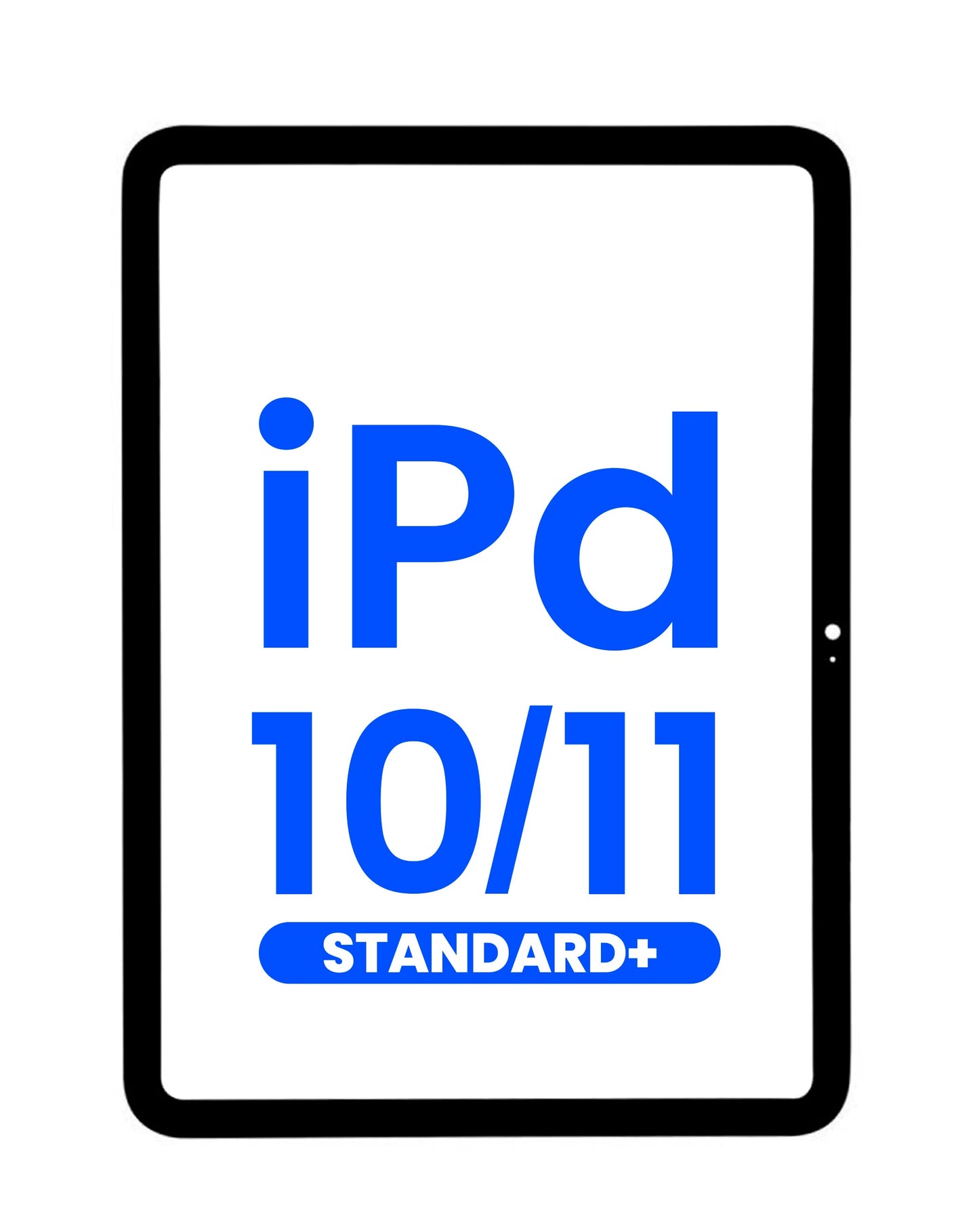 Standard+ iPad 10 (2022) / iPad 11 (2025) Digitizer Assembly (BLACK)