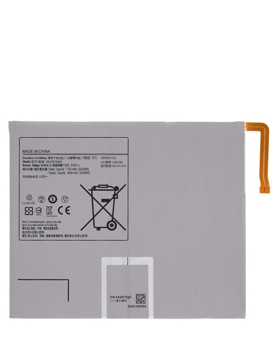 Replacement Battery for Galaxy Tab S7 11" (T870 / T875 / T876) / Tab S8 (2022) (X700 / X706) (EB-BT875ABY) (Only Ground Shipping)