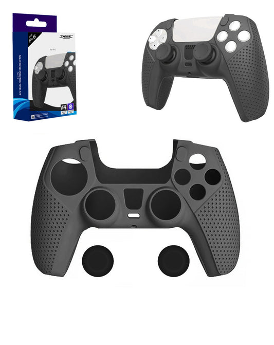 Dobe Controller Silicon Case (BLACK) for PlayStation 5 (Dual Sense) Wireless Controller (Only Ground Shipping)