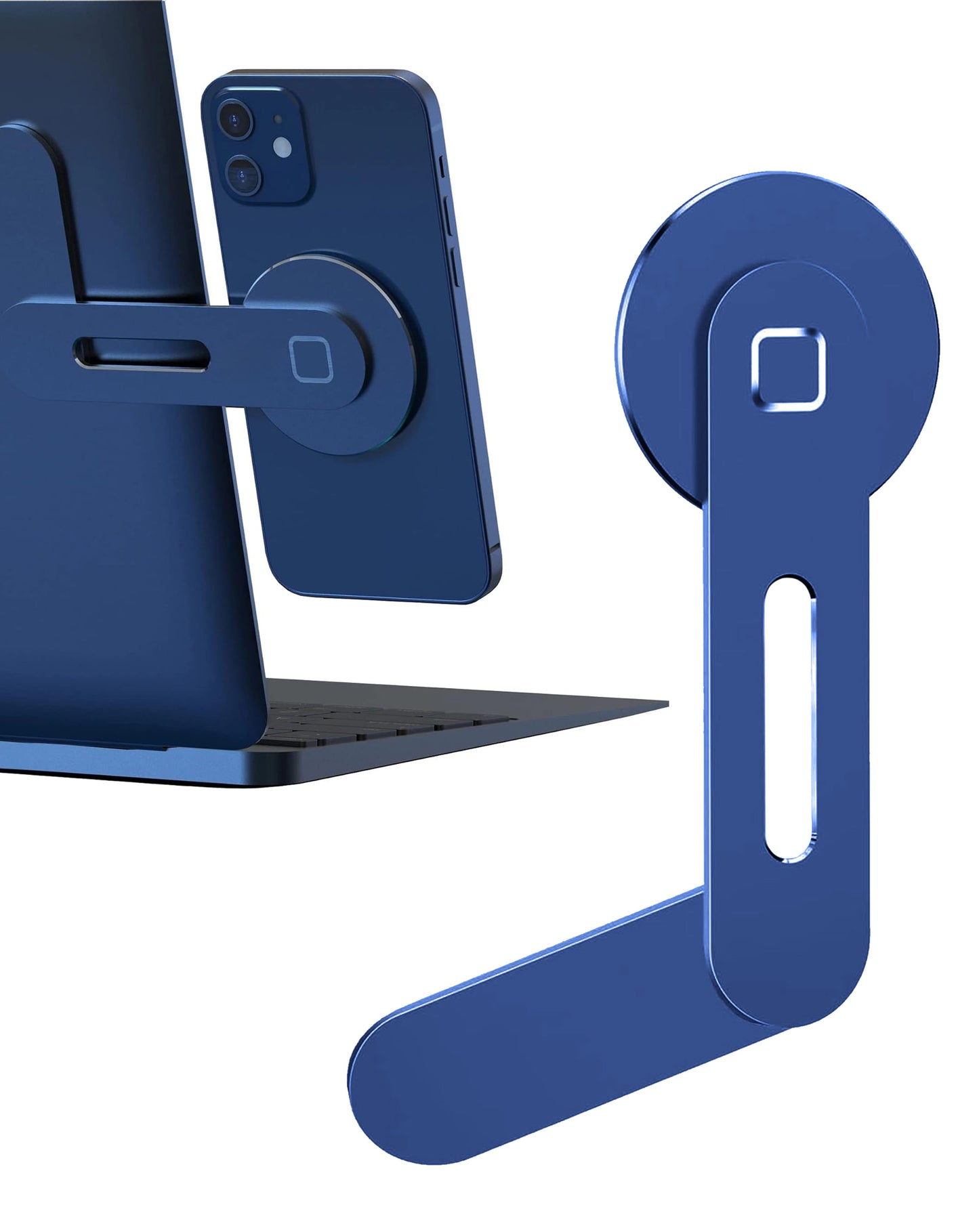 Aluminum Alloy Magnetic Phone Holder (BLUE) (Only Ground Shipping)