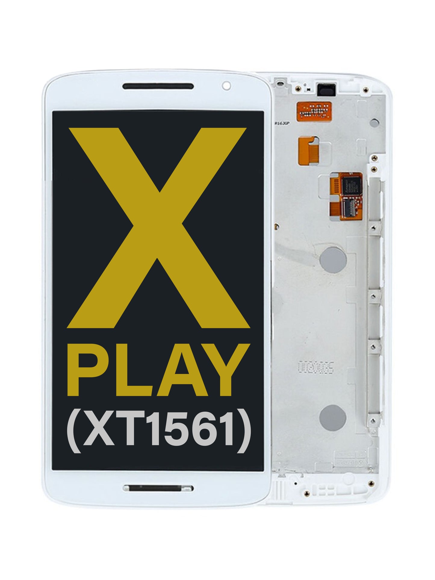 Moto X Play (XT1561) Screen Assembly (With The Frame) (Refurbished) (White)