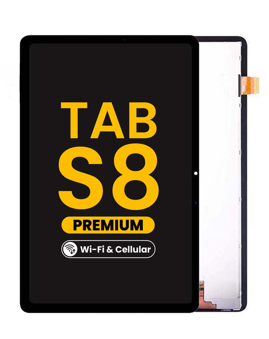 LCD Assembly without Frame for Galaxy Tab S8 (2022) (X700 / X706) (BLACK) (Wi-Fi and Cellular) (Premium)
