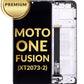 Motorola One Fusion (XT2073) Screen Assembly (With The Frame) (Refurbished) (Black)