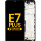 Motorola E7 Plus (XT2081) Screen Assembly (With The Frame) (Refurbished) (Black)