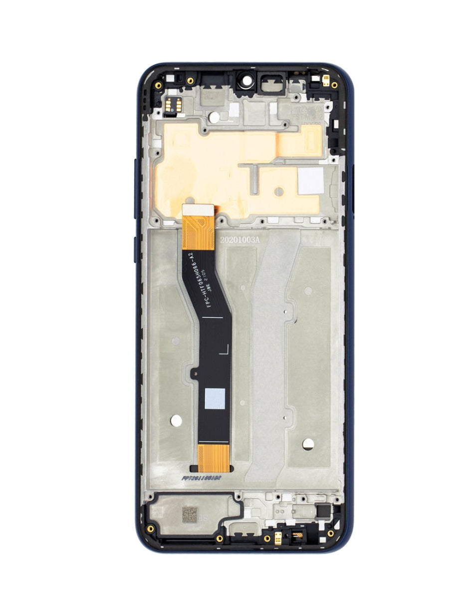 Motorola G Play 2021 (XT2093) Screen Assembly (With The Frame) (Refurbished) (Misty Blue)