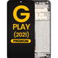 LCD Assembly with Frame for Motorola Moto G Play (XT2093 / 2021) (GRAY) (Premium)