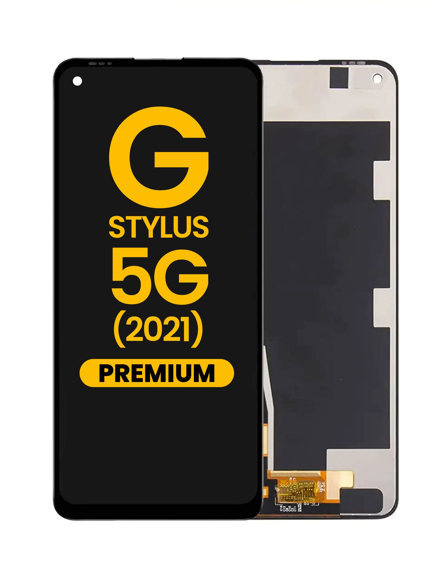 LCD Assembly without Frame for Motorola G Stylus 5G (XT2131) (BLACK) (Premium)