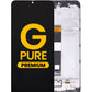 Motorola G Pure (XT2163) Screen Assembly (With The Frame) (Refurbished) (Black)