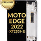 Moto Edge 5G 2022 (XT2205-1)  Screen Assembly (With The Frame) (Refurbished) (Gray)