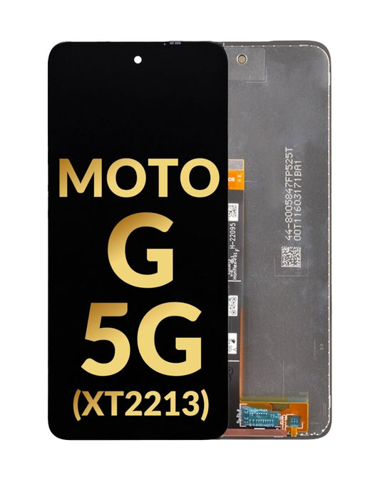 Motorola G 5G 2022 (XT2213) Screen Assembly (Without The Frame) (Refurbished) (Black)