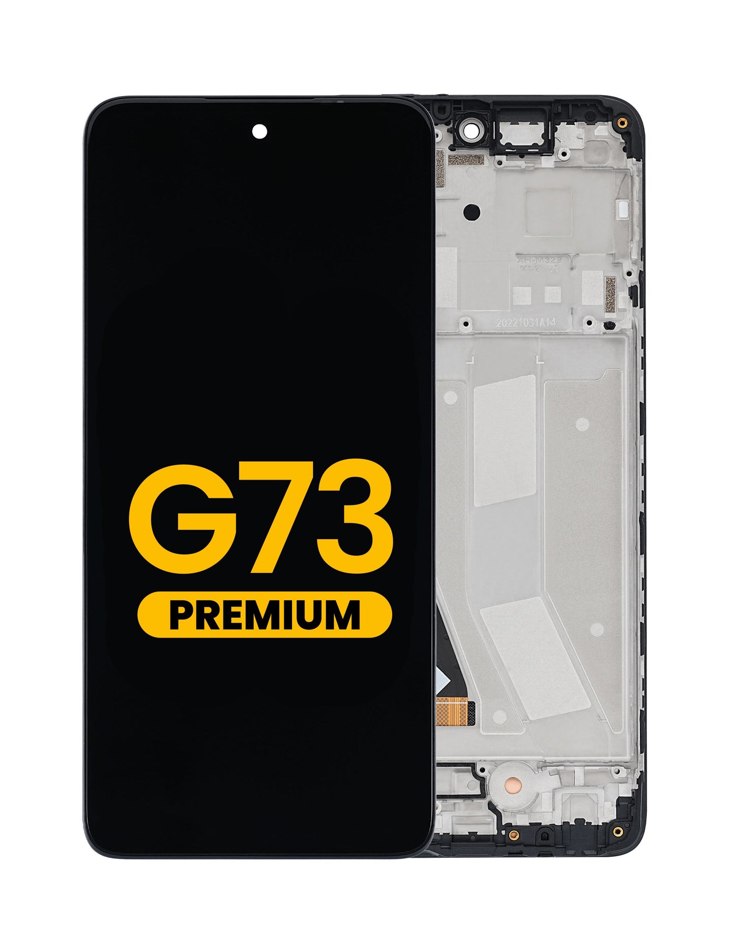 LCD Assembly with Frame for Motorola Moto G73 (XT2237 / 2022) (Premium)