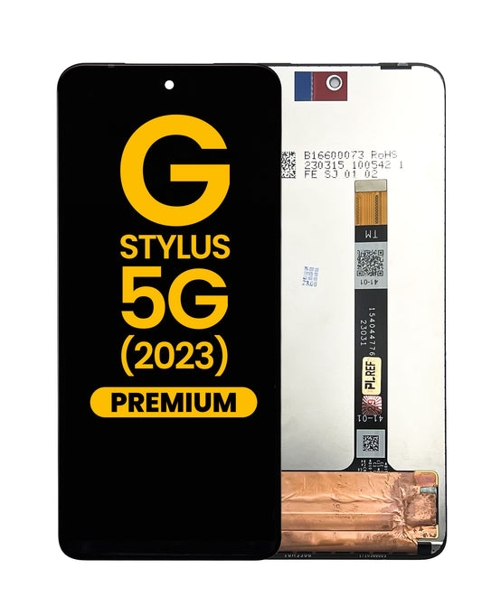Motorola G Stylus 5G 2023 (XT2315) Screen Assembly (Without The Frame) (Refurbished) (Black)