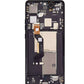 OLED Assembly with Frame for Motorola Motorola Edge 50 Pro (XT2403 / 2024) (BLACK BEAUTY) (Premium)