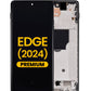 OLED Assembly with Frame for Motorola Edge (XT2405 / 2024) (BLACK) (Premium)