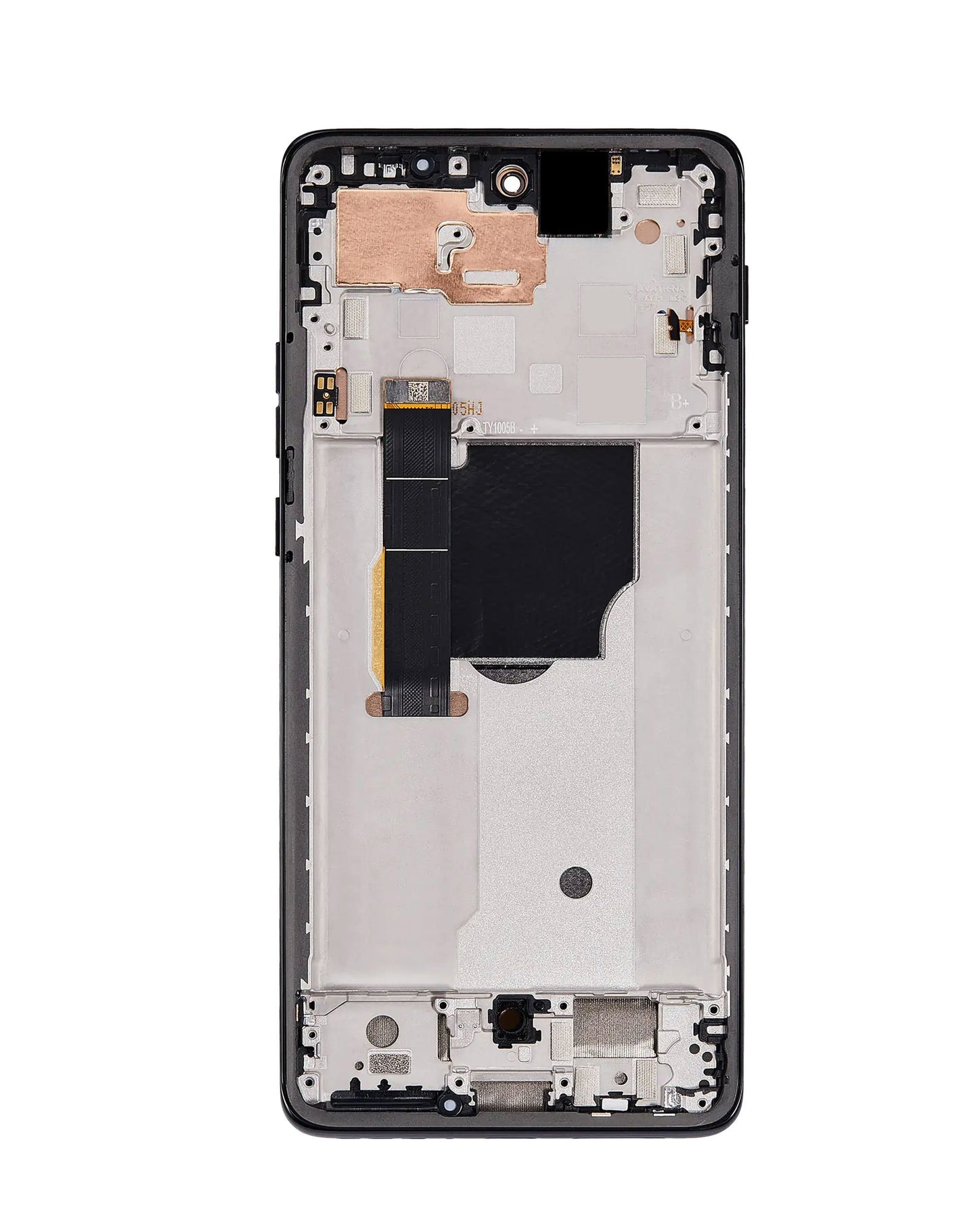 OLED Assembly with Frame for Motorola Edge (XT2405 / 2024) (BLACK) (Premium)